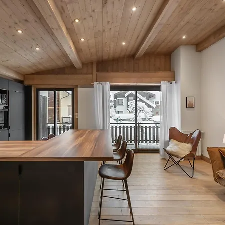 Apartment Renove Au Coeur De Avec Parking, Wi-fi Et Balcon - Fr-1-569-97 Megeve